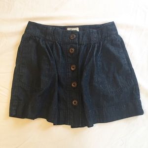 Forever 21 High-waisted Dark Wash Denim Miniskirt